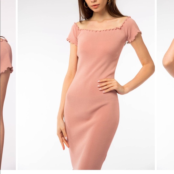 off the shoulder dress - Picture 1 of 2